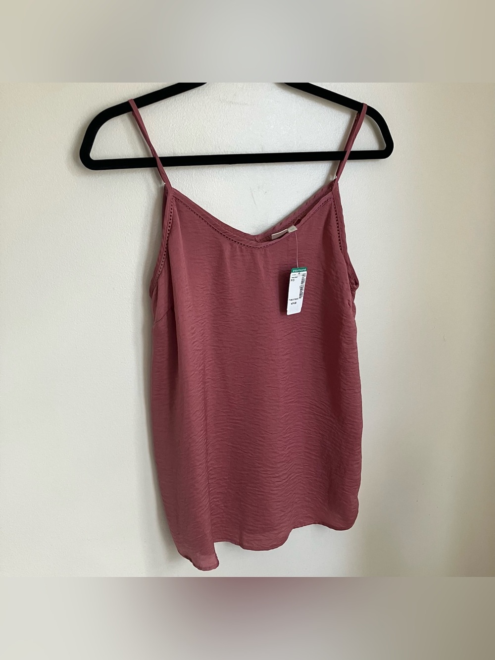 NEW WITH TAGS Simons Twik Satin Tank Top